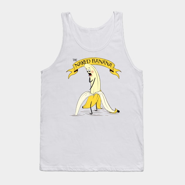 Naked Banana Tank Top by SwanStarDesigns